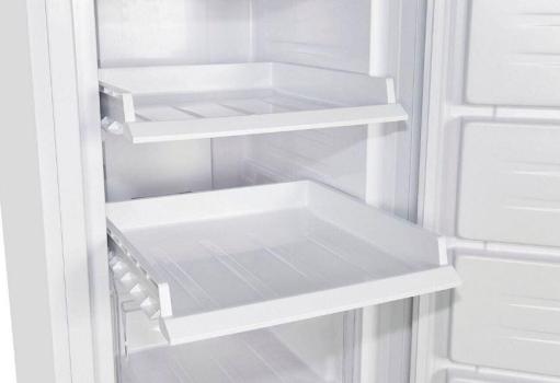 Exquisit GS271-NF-H-040D Stand Gefrierschrank, 54 cm breit, 204 L, NoFrost, 4 Schubladen, Schnellgefrieren, Gefriertablett, weiß