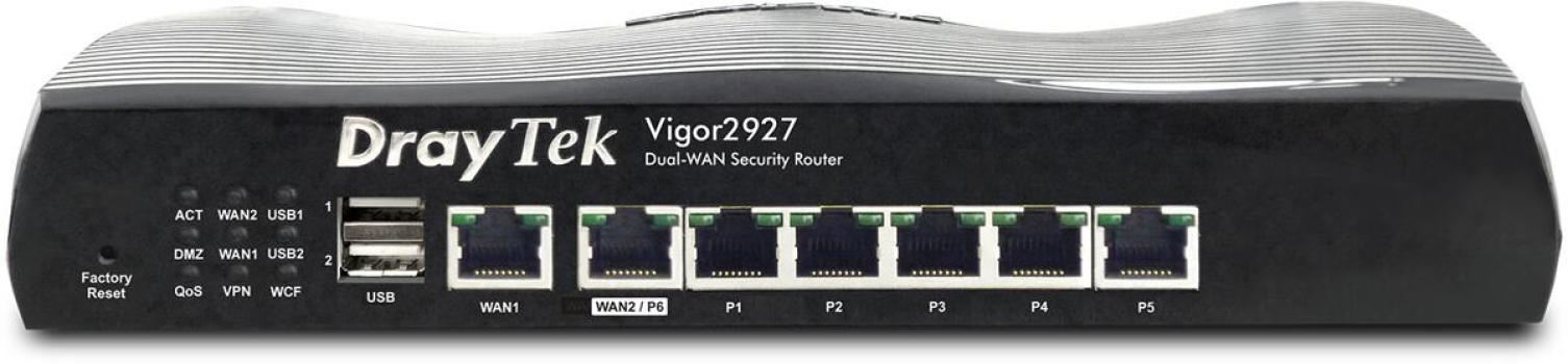 DrayTek Vigor 2927 VPN Router, DualWAN (v2927-DE-AT-CH)