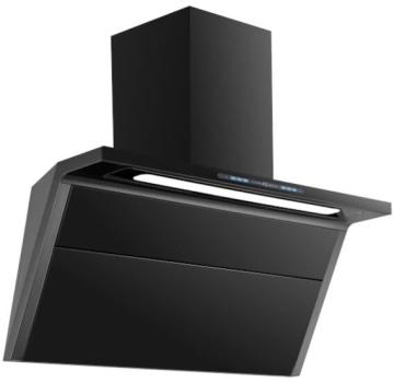 Wolkenstein WS55-90A++GCB Kopffreihaube, 90 cm breit, 558,00 m³/h, LED-Beleuchtung, Touch Control, schwarz