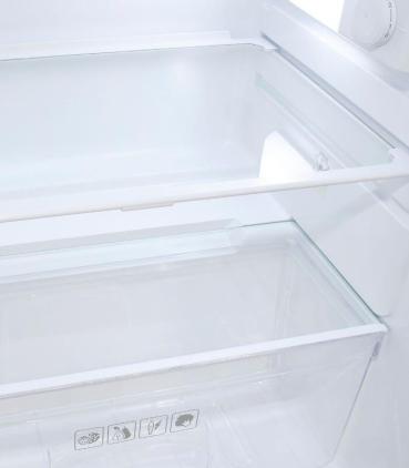Exquisit KS16-4-HE-040C Standkühlschrank mit Gefrierfach, 55 cm breit, 109 L, weiß