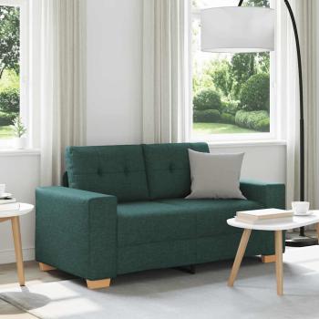 ARDEBO.de - Loveseat Sofa Dunkelgrün 120 cm Stoff