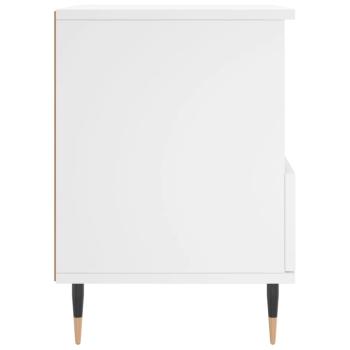 Nachttisch Weiß 40x35x50 cm Holzwerkstoff