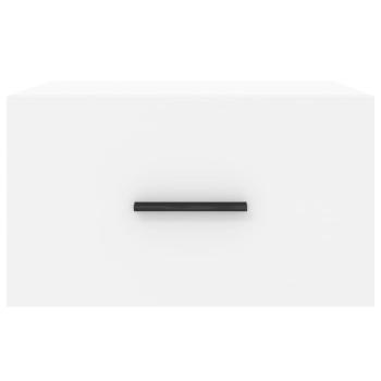 Wand-Nachttisch Weiß 35x35x20 cm