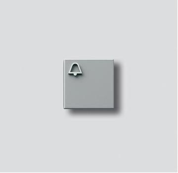 ARDEBO.de Siedle 029808 Klingeltaste mit Glockensymbol, silber-metallic (200029808-00)