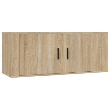6-tlg. TV-Schrank-Set Sonoma-Eiche Holzwerkstoff
