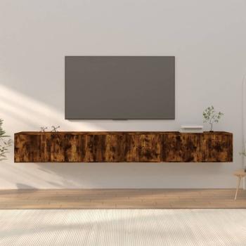 ARDEBO.de - TV-Wandschränke 3 Stk. Räuchereiche 100x34,5x40 cm