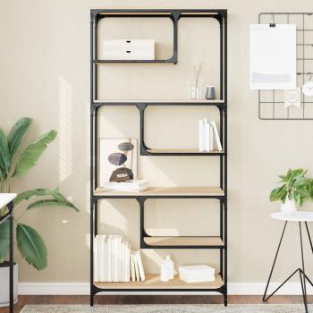 ARDEBO.de - Bücherregal Sonoma-Eiche 81x36x176 cm Holzwerkstoff