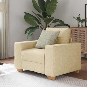 ARDEBO.de - Sofa-Sessel Creme 60 cm Stoff