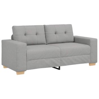 Loveseat-Sofa Wolkengrau 140 cm Stoff