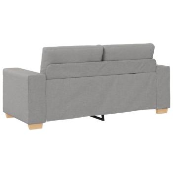 Loveseat-Sofa Wolkengrau 140 cm Stoff