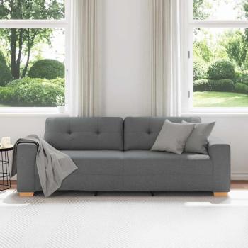 3-Sitzer-Sofa Dunkelgrau 180 cm Stoff