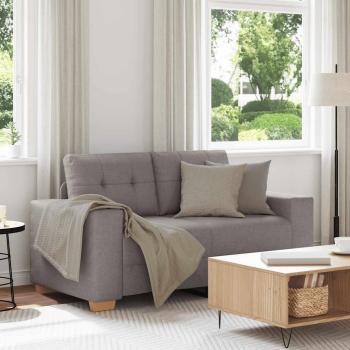 ARDEBO.de - Loveseat-Sofa Taupe 120 cm Stoff