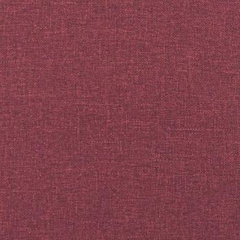 Loveseat-Sofa Weinrot 140 cm Stoff