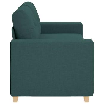 Loveseat-Sofa Dunkelgr?n 180x77x82 cm Stoff