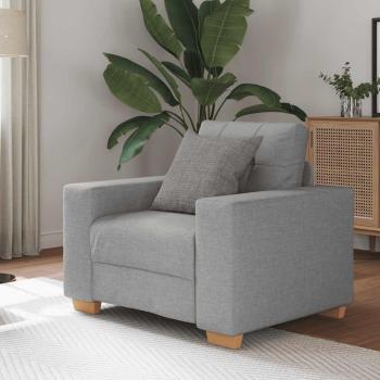 ARDEBO.de - Sofa-Sessel Wolkengrau 60 cm Stoff