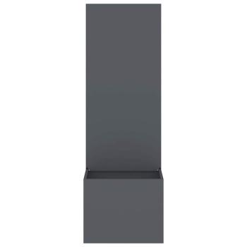 Blumentopf mit dekorativem Paneel Anthrazit 50 x 140 cm