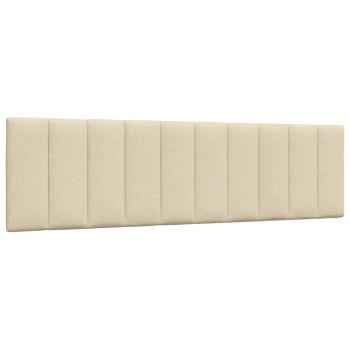 Bettgestell ohne Matratze "Hanko" Creme 180x200 cm Stoff