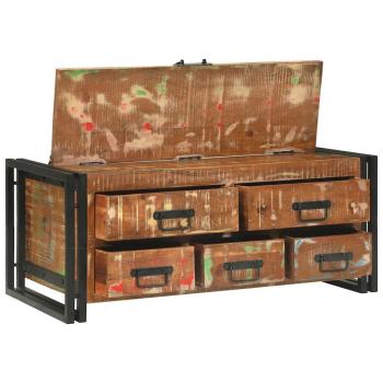 Couchtisch Braun 90 x 50 x 38 cm recyceltes Massivholz