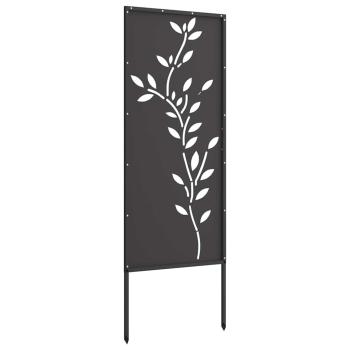 Garten dekoratives Panel Schwarz 50 x 140 cm