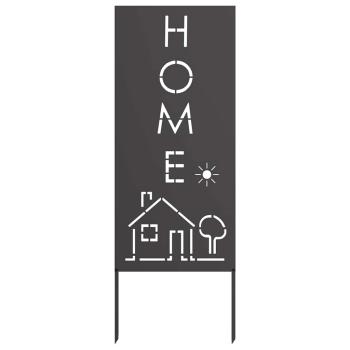 Garten dekoratives Panel Schwarz 50 x 140 cm