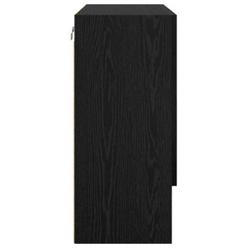 Wandschrank Schwarze Eiche 60 x 31 x 70 cm Holzwerkstoff