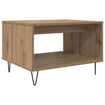 Couchtisch Eiche handwerklich 60 x 50 x 40 cm Holzwerkstoff