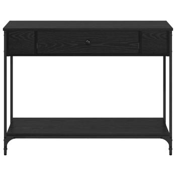Konsolentisch Schwarze Eiche 100 x 34.5 x 75 cm Holzwerkstoff