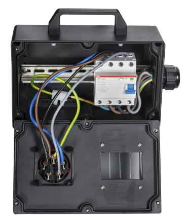 ARDEBO.de - Fi-Schutzschalter-Box 32A Baureihe Görlitz