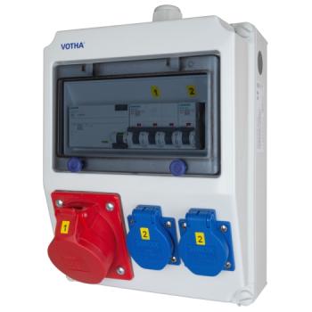 ARDEBO.de - Wandverteiler Worms Eingang M 25 oben, FI Typ A