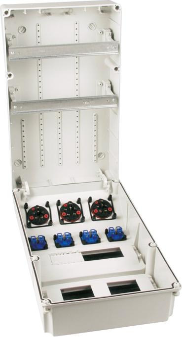 ARDEBO.de - Wandverteiler Wuppertal unverdrahtet, ohne Absicherung