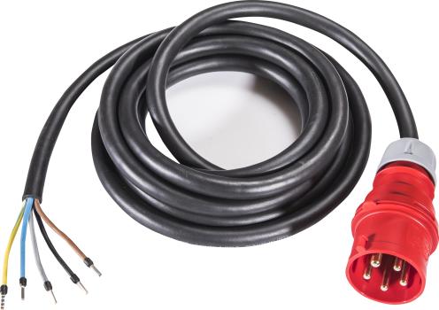 ARDEBO.de - Anschl.Ltg. RN-F 5G4, 5m sw 1.Seite CEE-Stecker 32A, 400V