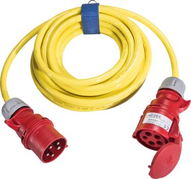 ARDEBO.de - CEE-Verl. H07BQ 5G4, 25m 32A, 400V, 5-pol., 6h, gelb