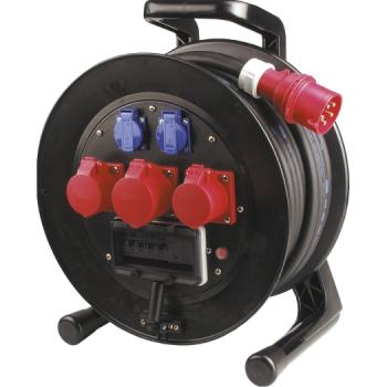 ARDEBO.de - Kabeltrommel JUMBO-XL, 35m 5G4,0qmm H07RN-F, Thermoschutz