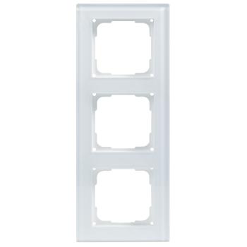 ARDEBO.de - OPUS-FUSION G-Rahmen 3-f., pw Glas, polarweiß/polarweiß