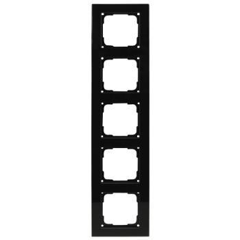 ARDEBO.de - OPUS-FUSION G-Rahmen 5-f., sw Glas, schwarz/schwarz