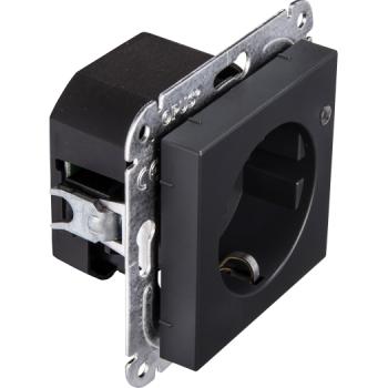 ARDEBO.de - Steckdose/Spann.anz. anthrazit LED, grün