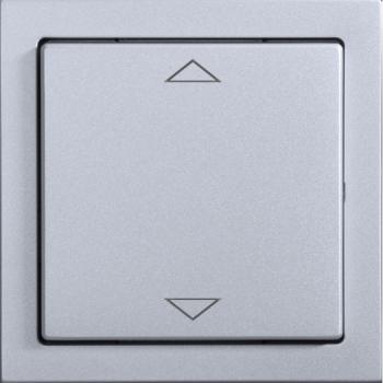 ARDEBO.de - W-Sender, 2-f, Pfeil, al-si Busch Jaeger alu-silber