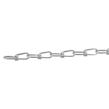 ARDEBO.de - Knotenkette, 2,0mm, Stahl verzinkt, 30m Rolle