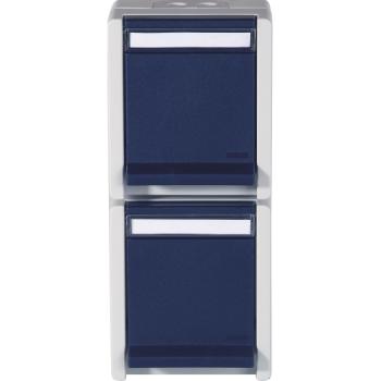 OPUS-RESIST OPUS-Res-Ste.-do.,2-f.,hoch,bl IP55