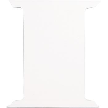 JÄGER DIREKT DE Deckel-Zwischenstück, reinweiß kurz, beidseitig profiliert (10 ST)