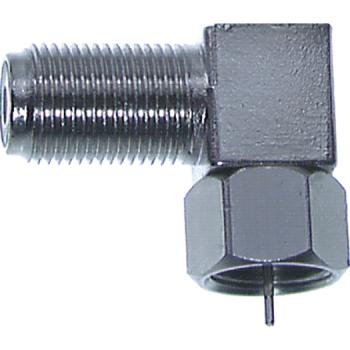 ARDEBO.de - F-Winkeladapter,Buchse-Stecker 
