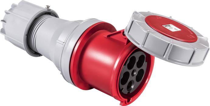 ARDEBO.de - CEE-KPL. 125A,5p.6h,400V,IP67 rot, "SIROX" ohne Pilotkontakt