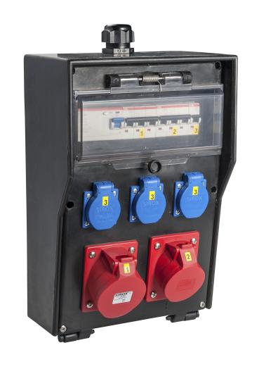 ARDEBO.de - Vollgummi-Wandverteiler Witten Eingang M 32 oben