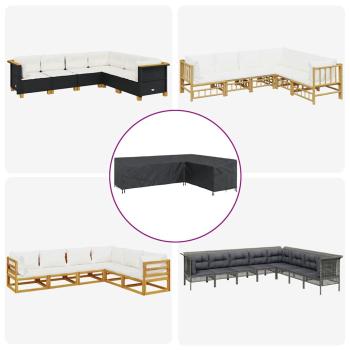 Schutzhülle für Gartenmöbel 286 x 222 x 80 cm 420D Stoff