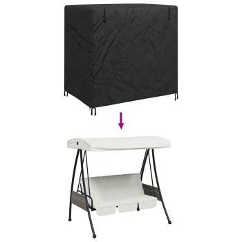 Schutzhülle für Gartenmöbel 175 x 125 x 160 cm 420D Stoff