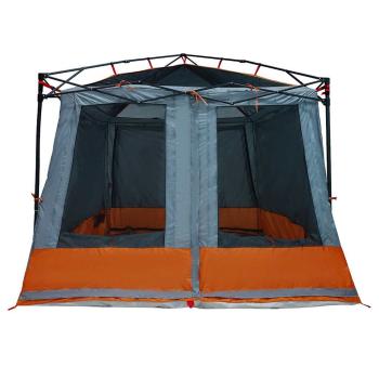 Innenzelt mit Dach Grau und Orange 291 x 291 x 240 cm Taft