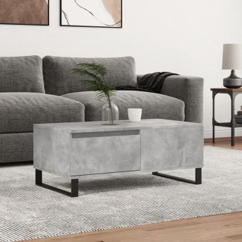 ARDEBO.de - Couchtisch Betongrau 90x50x36,5 cm Holzwerkstoff