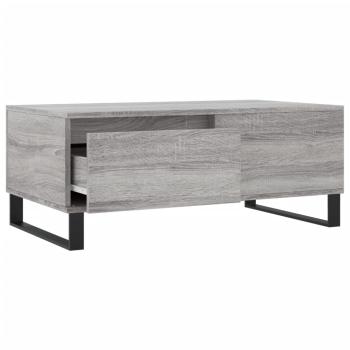 Couchtisch Grau Sonoma 90x50x36,5 cm Holzwerkstoff