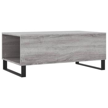 Couchtisch Grau Sonoma 90x50x36,5 cm Holzwerkstoff