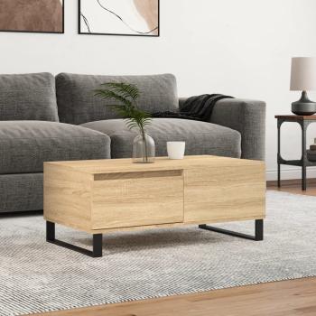 ARDEBO.de - Couchtisch Sonoma-Eiche 90x50x36,5 cm Holzwerkstoff